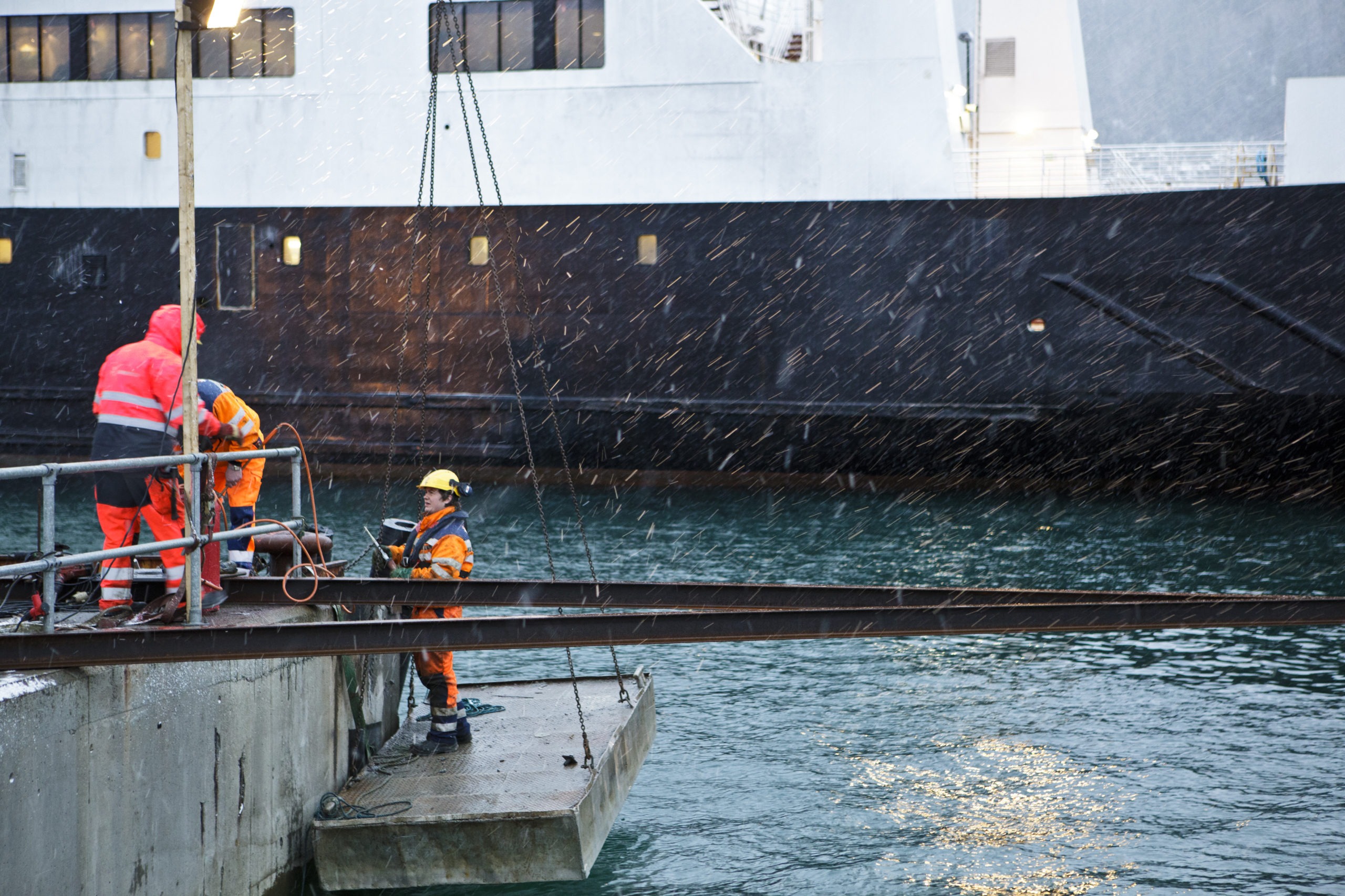 Havnekontrakter betyr vedlikehold av moloer og kaianlegg.
